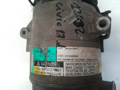 COMPRESOR AIRE ACONDICIONADO, HONDA, CIVIC 5 PUERTAS (EU7/8)