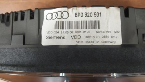 CUADRO INSTRUMENTOS Audi A3 (8P1) 