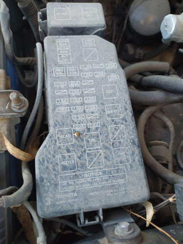 CAJA RELES / FUSIBLES Toyota LAND CRUISER (J9) 