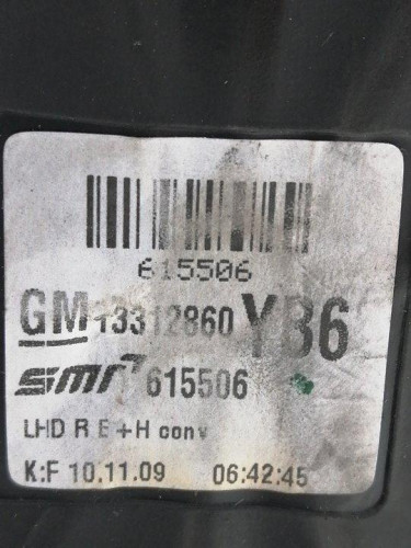  RETROVISOR DERECHO OPEL ZAFIRA B 