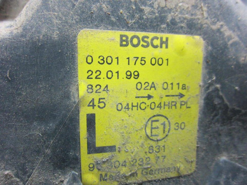  FARO IZQUIERDO, PEUGEOT, 406 BERLINA (S1/S2) 