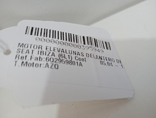  MOTOR ELEVALUNAS DELANTERO DERECHO Seat IBIZA (6L1) 