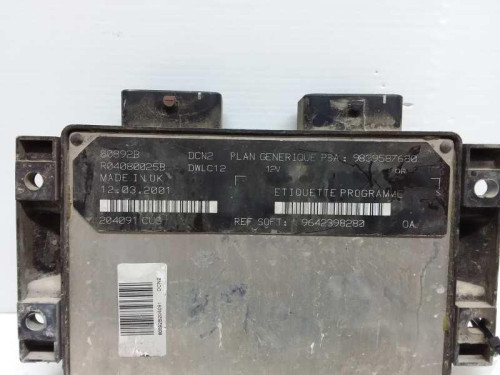 CENTRALITA MOTOR UCE Peugeot PARTNER (S1)(07.1996) 