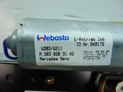 TECHO ELECTRICO, MERCEDES-BENZ, CLASE E (BM 211) FAMILIAR