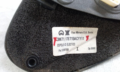 RETROVISOR IZQUIERDO, Mazda, 2 BERLINA (DY)