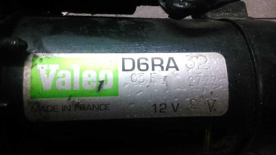 MOTOR ARRANQUE, PEUGEOT, 407