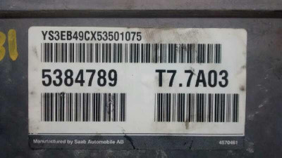 CENTRALITA MOTOR UCE, SAAB, 9-5 BERLINA