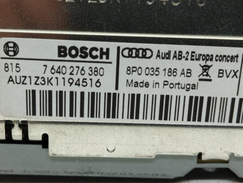 SISTEMA AUDIO / RADIO CD AUDI A3 (8P1) 