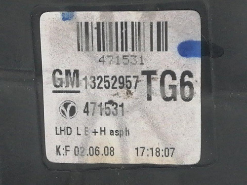 RETROVISOR IZQUIERDO OPEL ZAFIRA B 