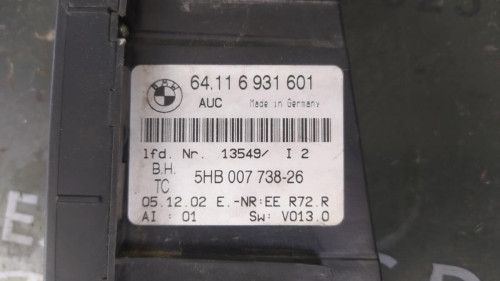 MANDO CLIMATIZADOR BMW SERIE 3 BERLINA (E46) 