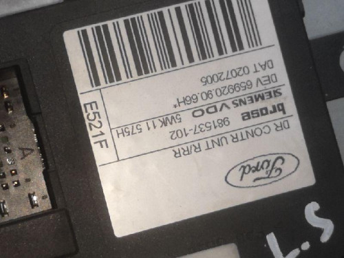 ELEVALUNAS TRASERO DERECHO Ford FOCUS BERLINA (CAP) 