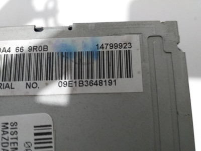 SISTEMA AUDIO / RADIO CD, MAZDA, 3 BERLINA (BL)