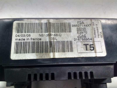 MANDO CLIMATIZADOR, PEUGEOT, 307 BREAK / SW (S1)(04.2002)