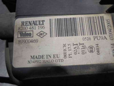FARO IZQUIERDO, RENAULT, LAGUNA II (BG0)