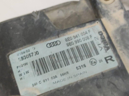 FARO DERECHO AUDI A4 BERLINA (8E) 