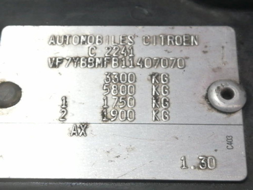  TRAVESAÑO SUPERIOR CITROEN JUMPER FURGÓN 