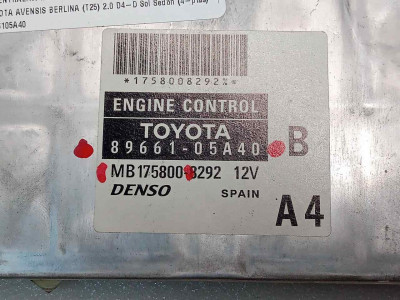 CENTRALITA MOTOR UCE, TOYOTA, AVENSIS BERLINA (T25)