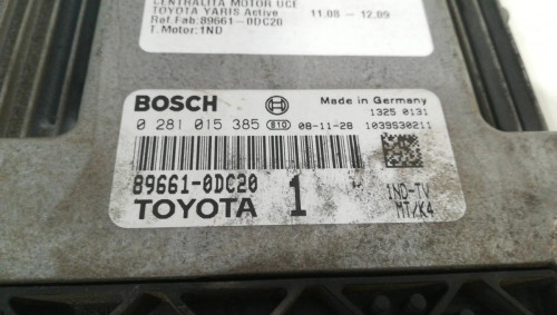  CENTRALITA MOTOR UCE TOYOTA YARIS (KSP9/SCP9/NLP9) 