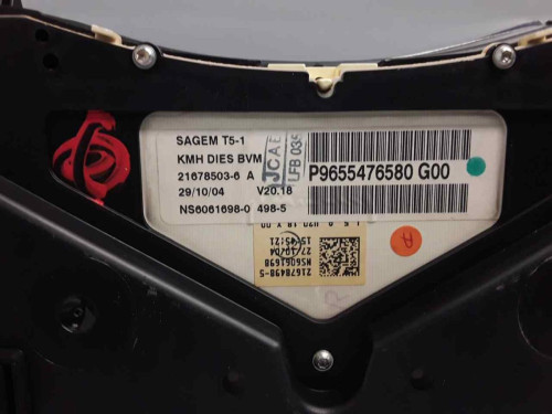 CUADRO INSTRUMENTOS Peugeot 307 (S1)(04.2001) 