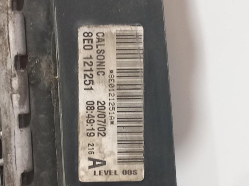  RADIADOR AGUA, AUDI, A4 BERLINA (8E) 
