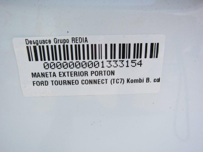 NO IDENTIFICADO, FORD, TOURNEO CONNECT (TC7)