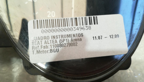  CUADRO INSTRUMENTOS SEAT ALTEA (5P1) 
