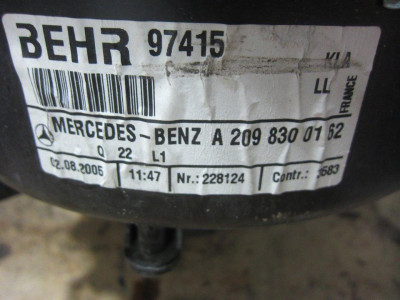 CALEFACCION ENTERA NORMAL, MERCEDES-BENZ, CLK (BM 209) COUPE