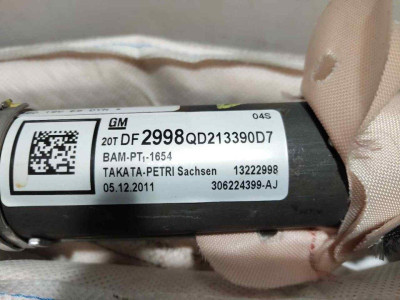 AIRBAG CORTINA DELANTERO IZQUIERDO, OPEL, INSIGNIA BERLINA