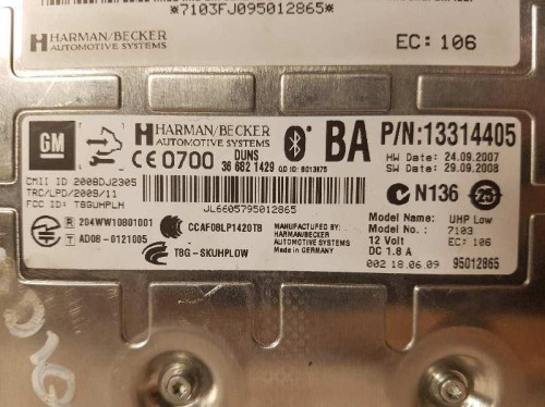 MODULO ELECTRONICO Opel INSIGNIA BERLINA 