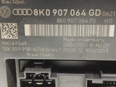 MODULO ELECTRONICO, AUDI, A5 COUPE (8T)