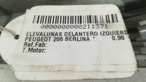  ELEVALUNAS DELANTERO IZQUIERDO 
