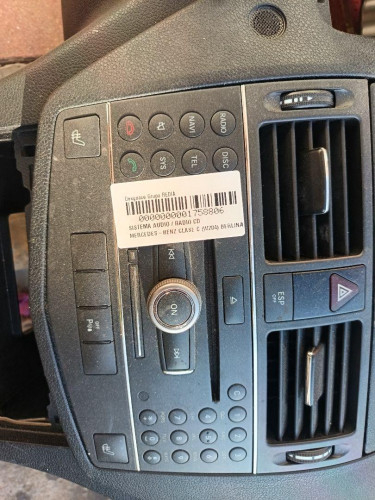 SISTEMA AUDIO / RADIO CD Mercedes-Benz CLASE C (BM 204) BERLINA 