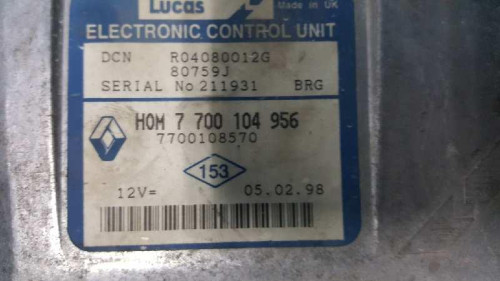  CENTRALITA MOTOR UCE 