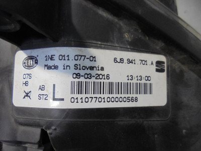 FARO ANTINIEBLA IZQUIERDO, SEAT, LEON (5F1)