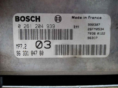 CENTRALITA MOTOR UCE, CITROEN, XSARA BERLINA