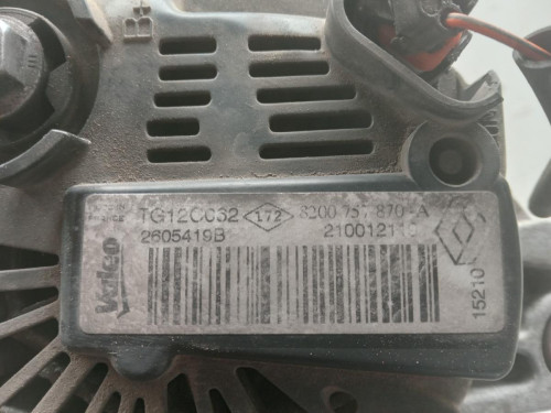  ALTERNADOR RENAULT MEGANE III COUPE-CABRIO 