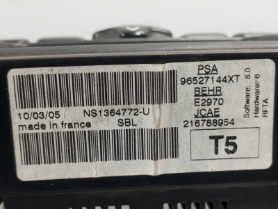 MANDO CALEFACCION / AIRE ACONDICIONADO, PEUGEOT, 307 BREAK / SW (S1)(04.2002)