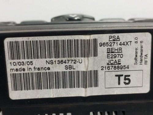  MANDO CALEFACCION / AIRE ACONDICIONADO, PEUGEOT, 307 BREAK / SW (S1)(04.2002) 