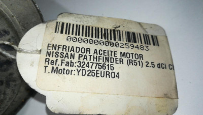 ENFRIADOR ACEITE MOTOR, NISSAN, PATHFINDER (R51)