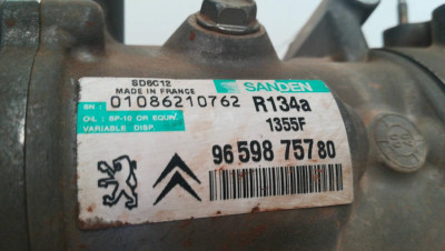COMPRESOR AIRE ACONDICIONADO, PEUGEOT, 207