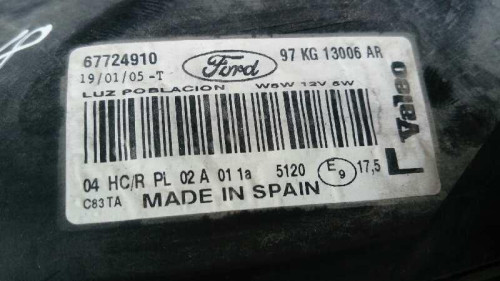 FARO IZQUIERDO FORD KA (CCQ) 