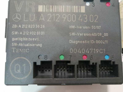 MODULO ELECTRONICO, MERCEDES-BENZ, CLASE E (BM 212) LIM.