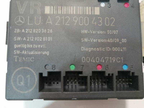  MODULO ELECTRONICO MERCEDES-BENZ CLASE E (BM 212) LIM. 