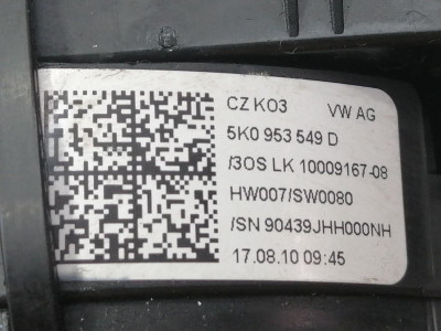 KIT AIRBAG, VOLKSWAGEN, GOLF VI (5K1)(10.2008)