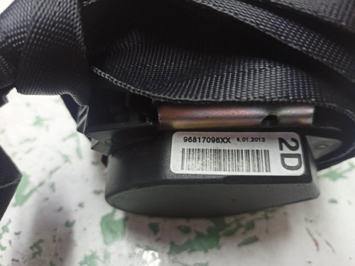CINTURON SEGURIDAD TRASERO DERECHO Citroen C3 PICASSO 