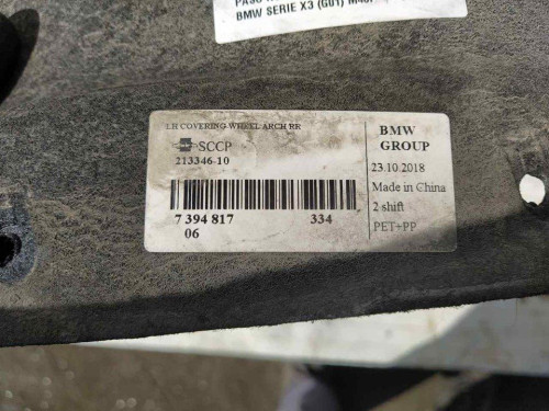  PASO RUEDA TRASERO IZQUIERDO BMW SERIE X3 (G01) 