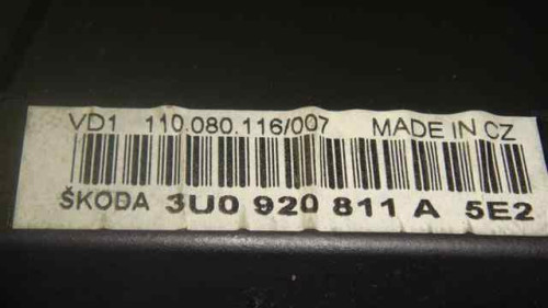 CUADRO INSTRUMENTOS Skoda SUPERB (3U4) 