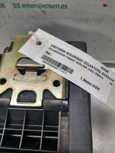  CINTURON SEGURIDAD DELANTERO DERECHO VOLKSWAGEN PASSAT BERLINA (3B2) 