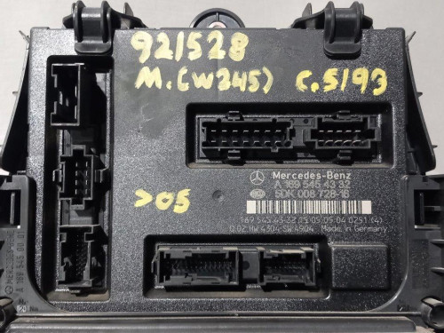  CAJA RELES / FUSIBLES, MERCEDES-BENZ, CLASE B (BM 245) 