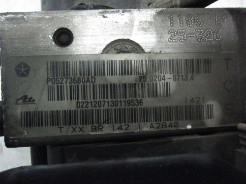  ABS, CHRYSLER, PT CRUISER 